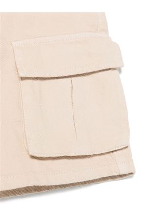 beige cotton shorts DOUUOD KIDS | DW6Q89Z2469107